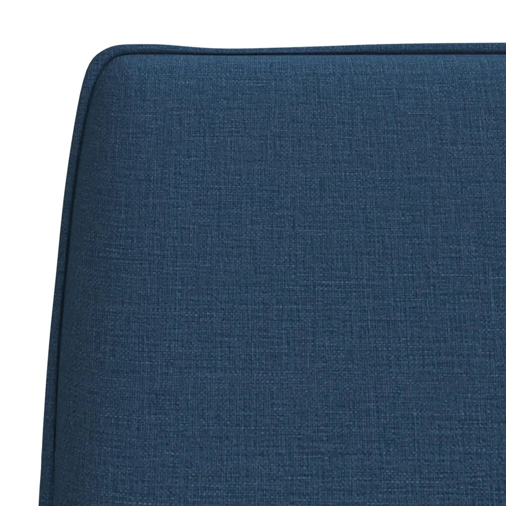 vidaXL Panca Blu 100x75x76 cm in Tessuto