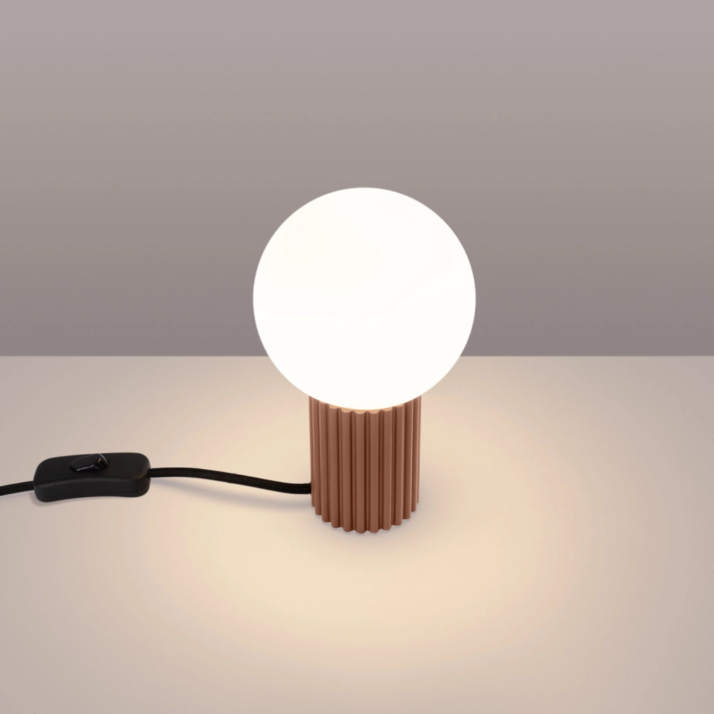 Lampada da tavolo HALO moka