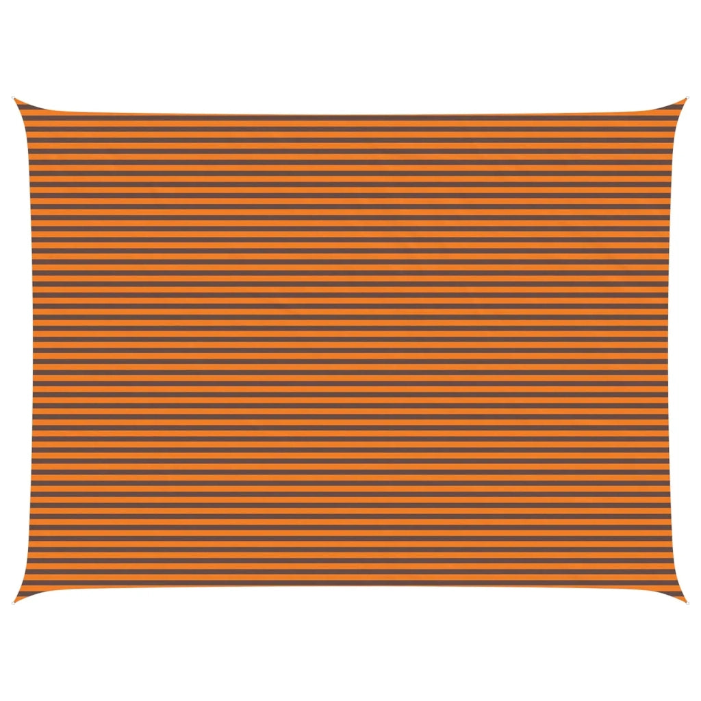 Vela da ombra solare Arancione e Marrone 8 x 6 m 42031056