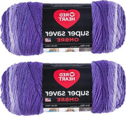 Set di Yarn Acrilico Viola - 2 pezzi