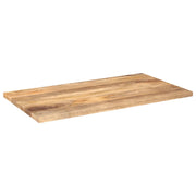 Piano per Tavolo 100x70x3,8cm Rettangolare Legno Massello Mango 371542