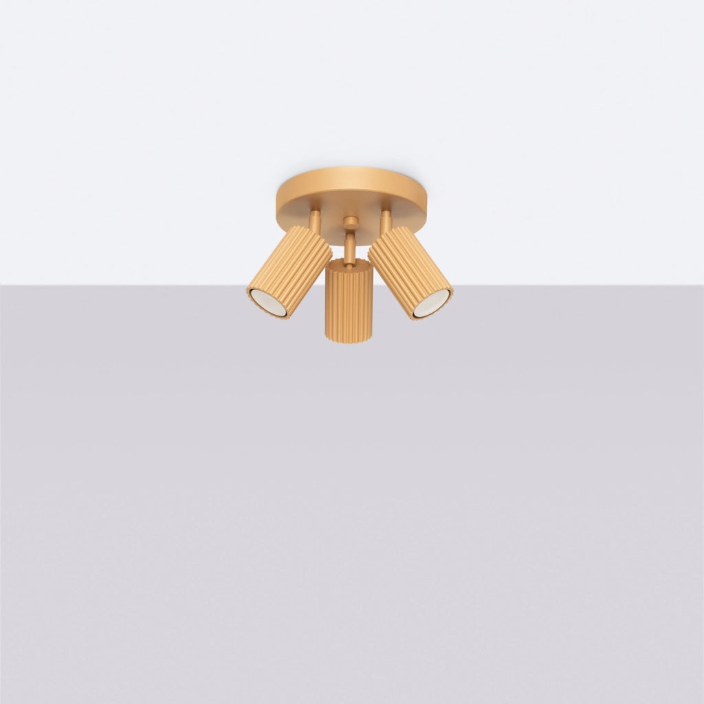 Lampada da soffitto KARBON 3P oro