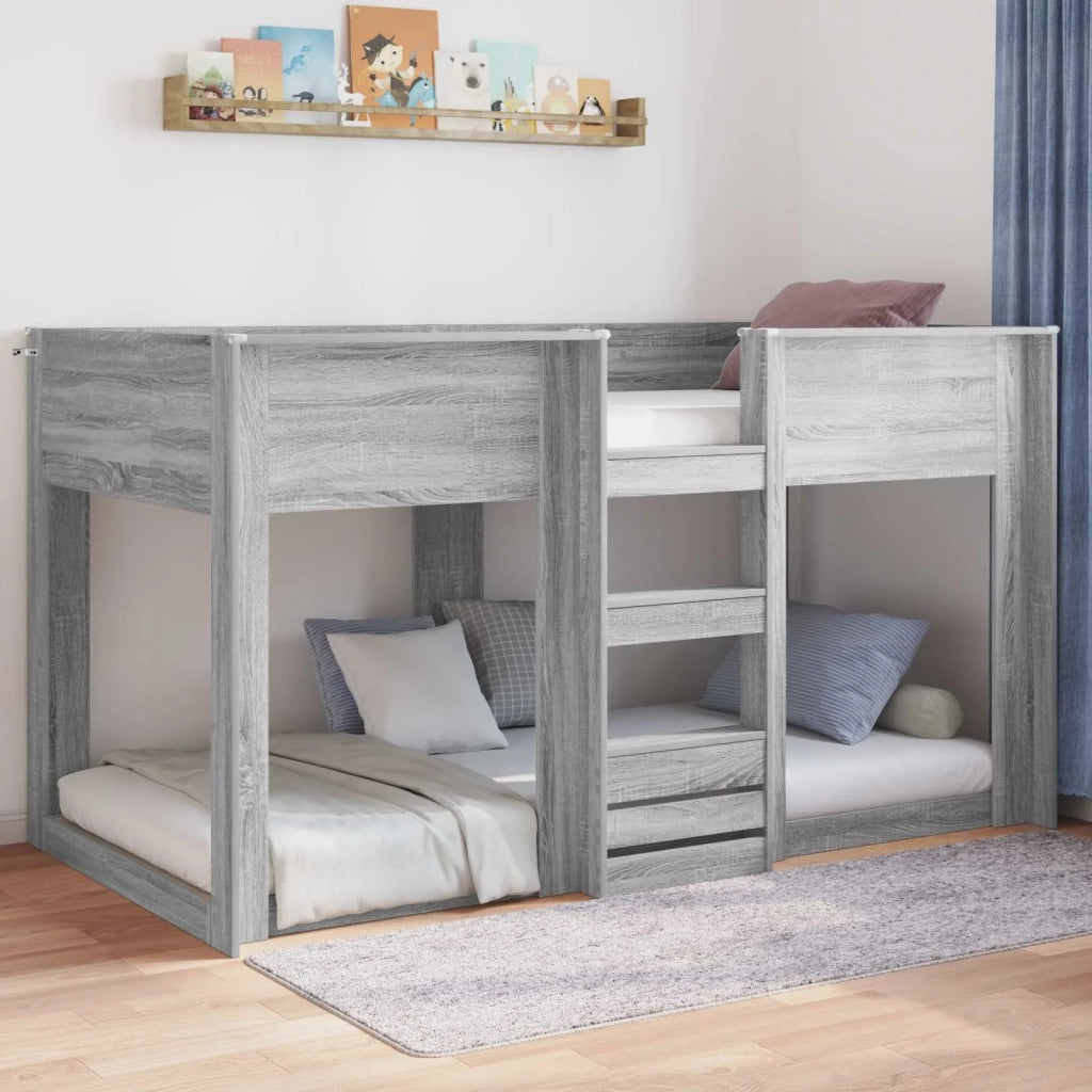 Struttura letto a terra-Giroletto Grigio Sonoma 80 x 200 cm