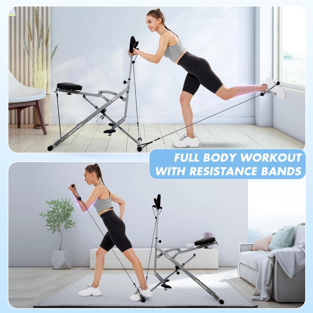 Bicicletta Ellittica Squat Machine ¨C Xylo ¨C Grigio