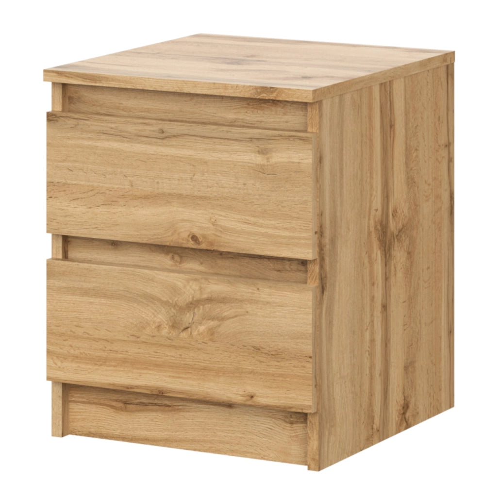 Commode SOLA - Rovere Wotan - 2 Cassetti - Larghezza 40 cm, Altezza 50 cm, Profondit? 43 cm
