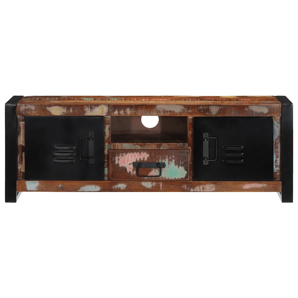 Mobile TV | Armadietto TV | Mobile Porta TV 100x30x35 cm in Legno Massello di Recupero