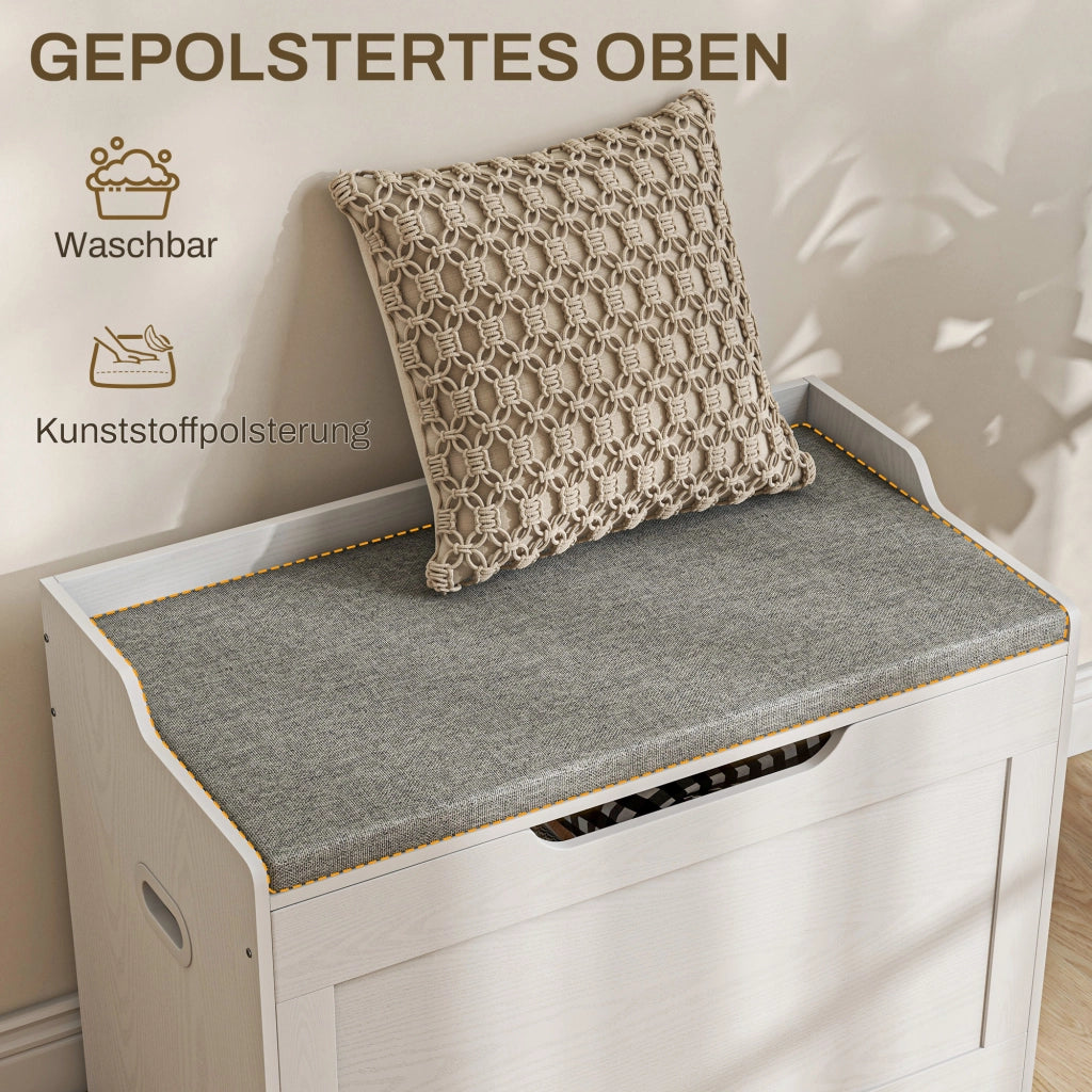 Poltrona con vano contenitore ¨C zephmum ¨C bianco