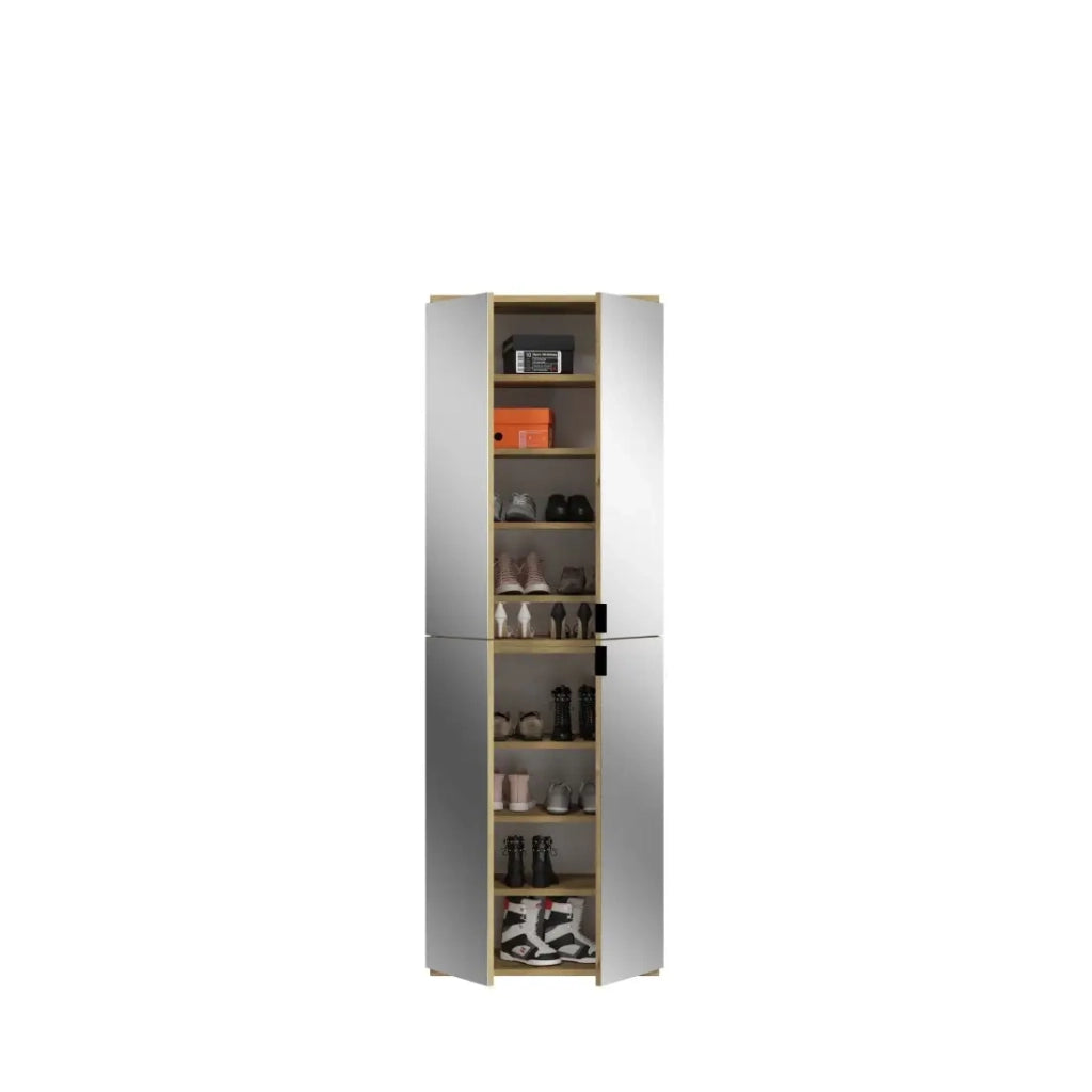 Armadio BODITE – 8 porte – Rovere chiaro – Eleganza e grande capacità