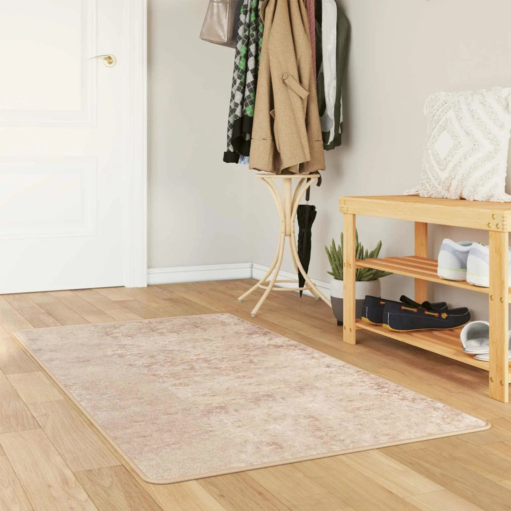 Runner Tappeto MARSA Beige 80 x 200 cm Poliestere e PVC 42023083