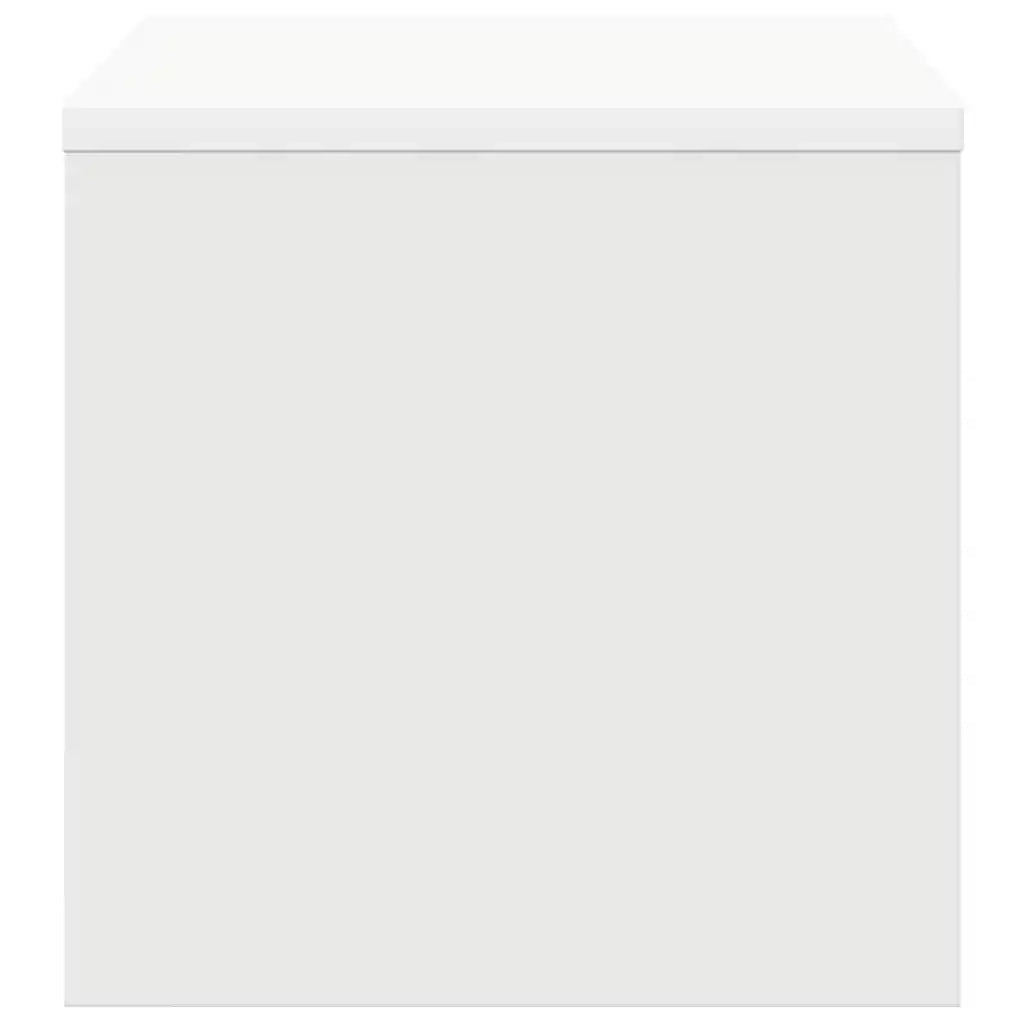 Set di 2 Comodini | Armadio da Notte | Mobiletto da notte Bianchi 40x30x30 cm Legno Ingegnerizzato