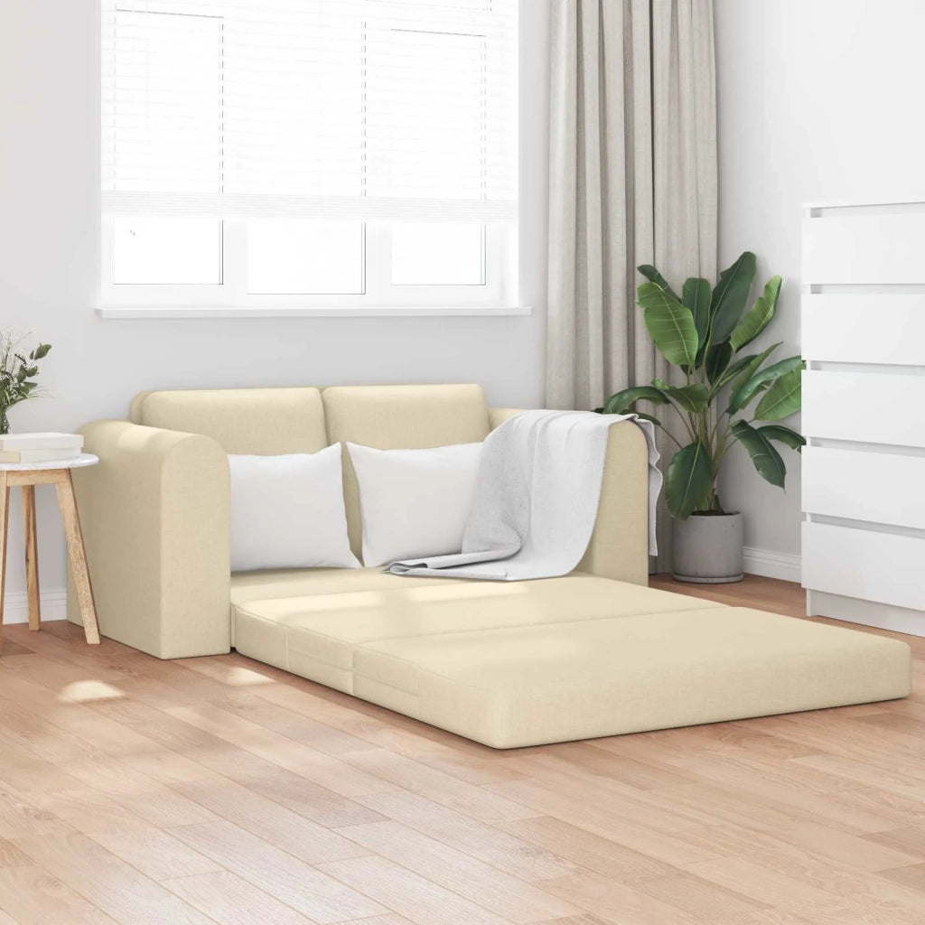 Divano letto | Sof¨¤ letto | Letto singolo 60cm Crema Tessuto