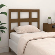 Testiera per Letto ambra 80,5x4x100cm in Legno Massello di Pino 818898