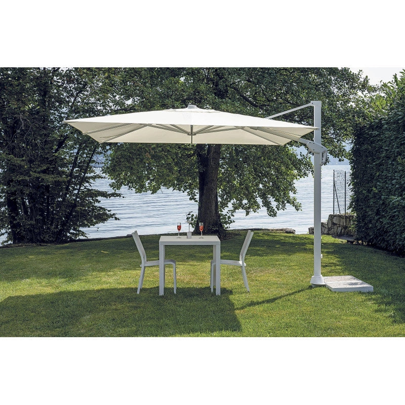 Ombrellone Tennessee 3X3 Mezza Base Bianco Moia