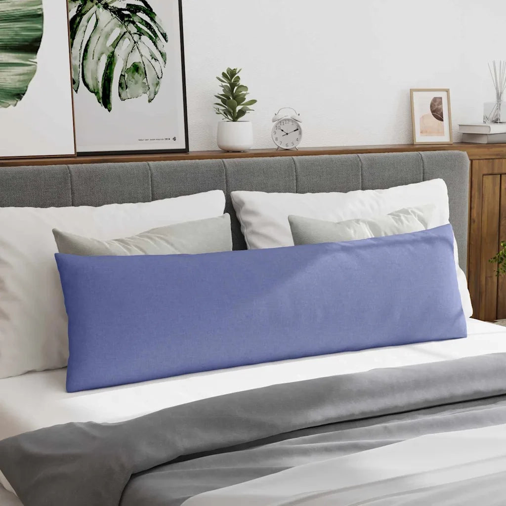 Cuscini da Divano 2 pcs Blu jeans 145 x 40 cm Tessuto 42013839