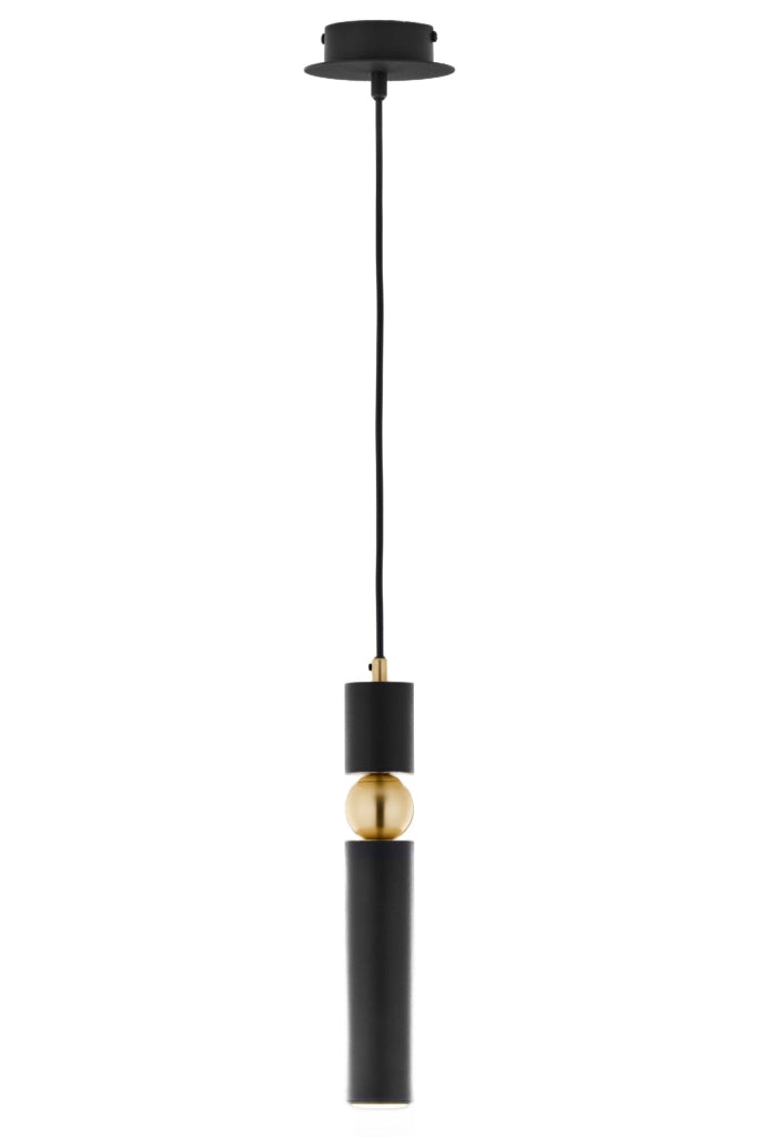Lampada a sospensione moderna nera oro GU10 ALAS Jupiter