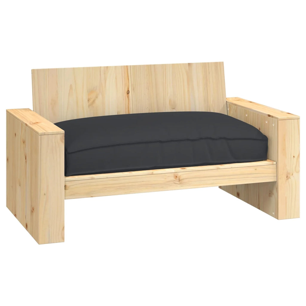 Cuscino Nero 120 x 80 x 12 cm Tessuto Oxford 42001572