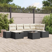 Set di divani con cuscino 7 pcs polyrattan 3360718