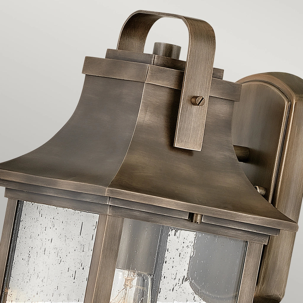 Applique esterno Grant Quintiesse bronzo ossidato E27 60W
