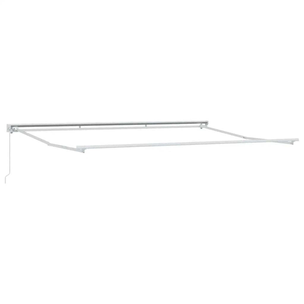 Tenda retrattile manuale Bianco 4 × 3,5 m 3420282