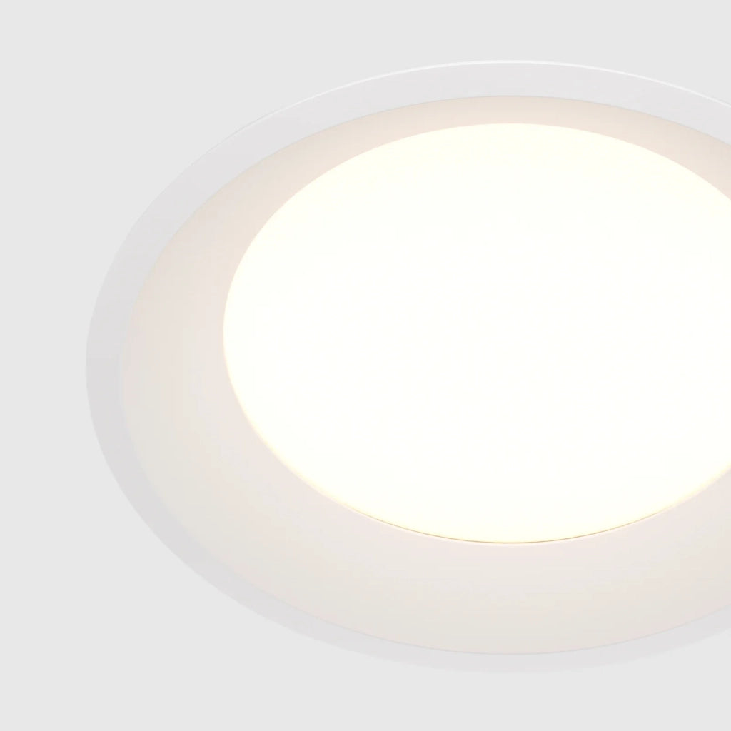 Maytoni Lampada da incasso Okno 1 luce LED integrato bianco metallo