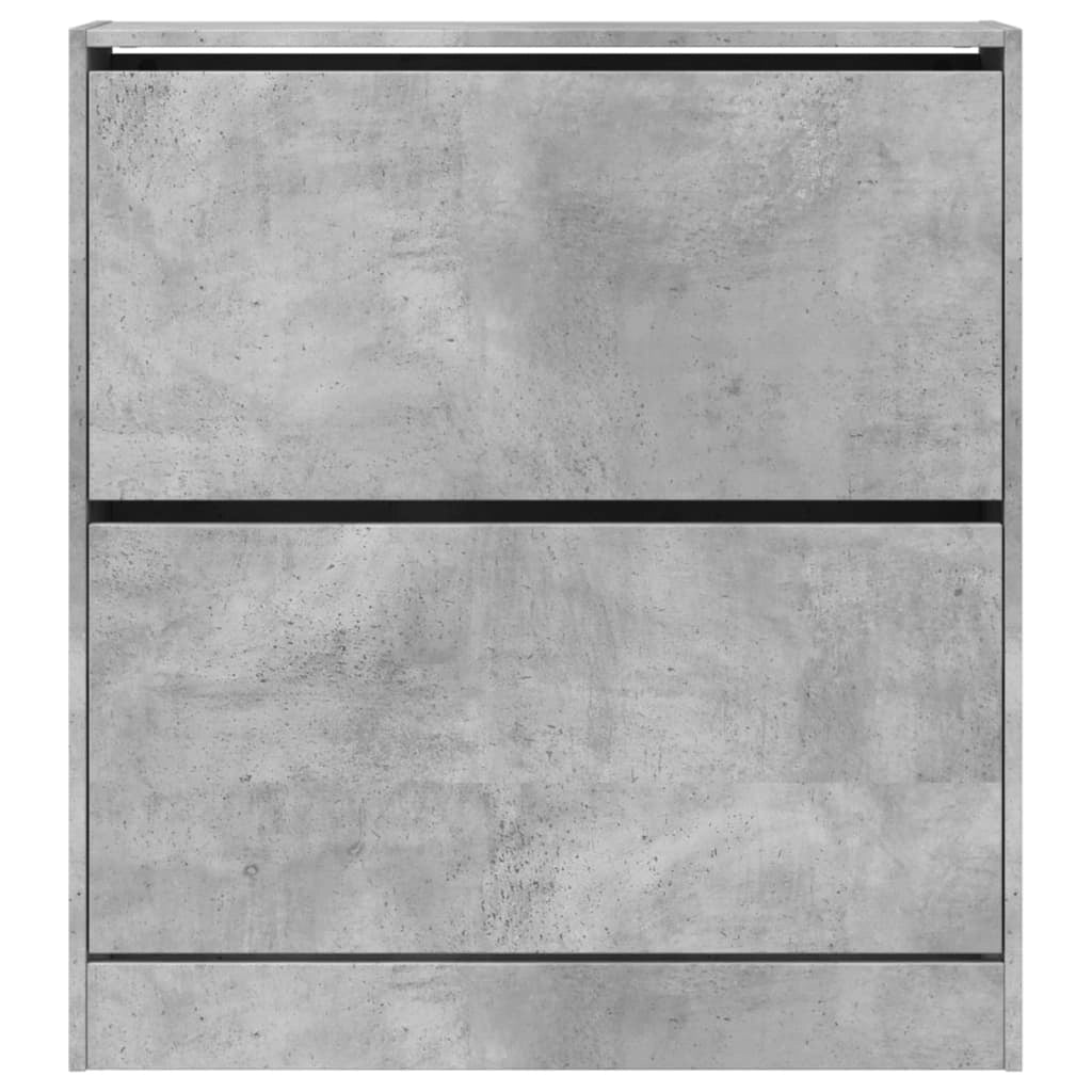 Scarpiera mobiletto portascarpe mobile per ingresso/corridoio/soggiorno 80 x 21 x 87,5 cm legno ingegnerizzato grigio 02_0021851