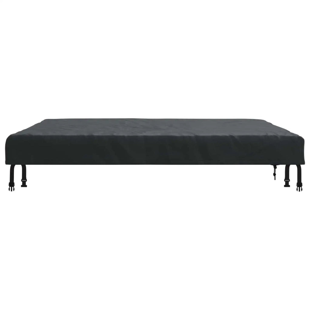 Copertura Tavolo Tinta unita Nero 122 x 122 x 15 cm Tessuto 4106091
