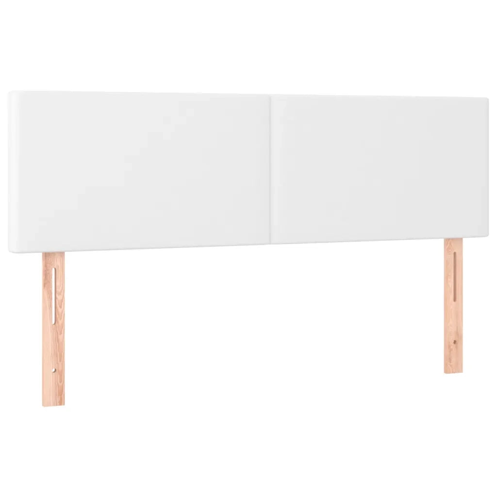 Giroletto a Molle con Materasso Bianco 140x190 cm in Similpelle 3127188