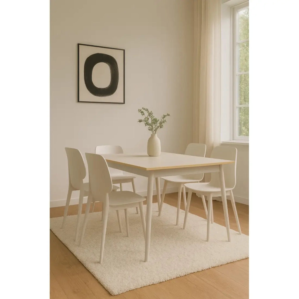 Tavolo da pranzo design AZURÉA – 180 cm – Colore sabbia