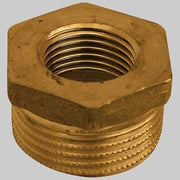 RIDUZIONE MASCHIO/FEMMINA OTTONE GIALLO  3/8 x 1/4     MADE IN ITALY