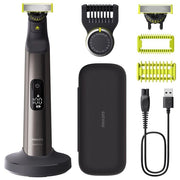 Philips QP6652 OneBlade Pro 360 Regolabarba Face Body uso Bagnato e Secco 20 livelli autonomia 120 min colore Cromo