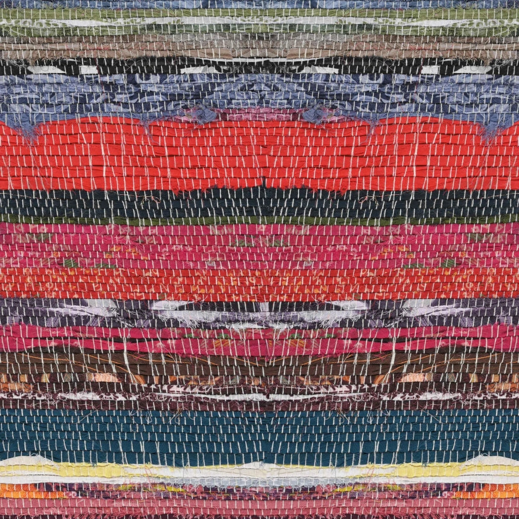 panchina 110 x 30 x 45 cm Pelle Vera Multicolore 42042117