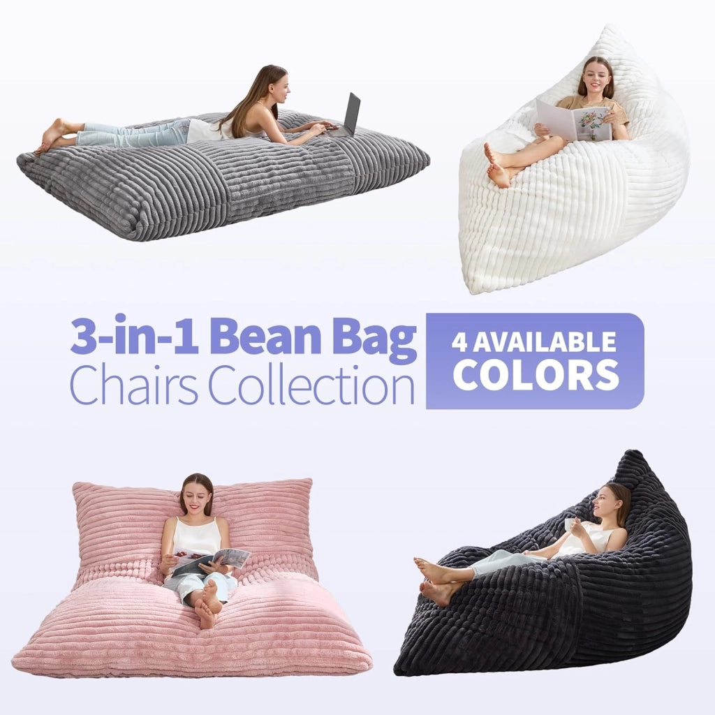 Poltrona Sacco Gigante Convertibile ¨C MINIMAL ¨C Tessuto, Relax