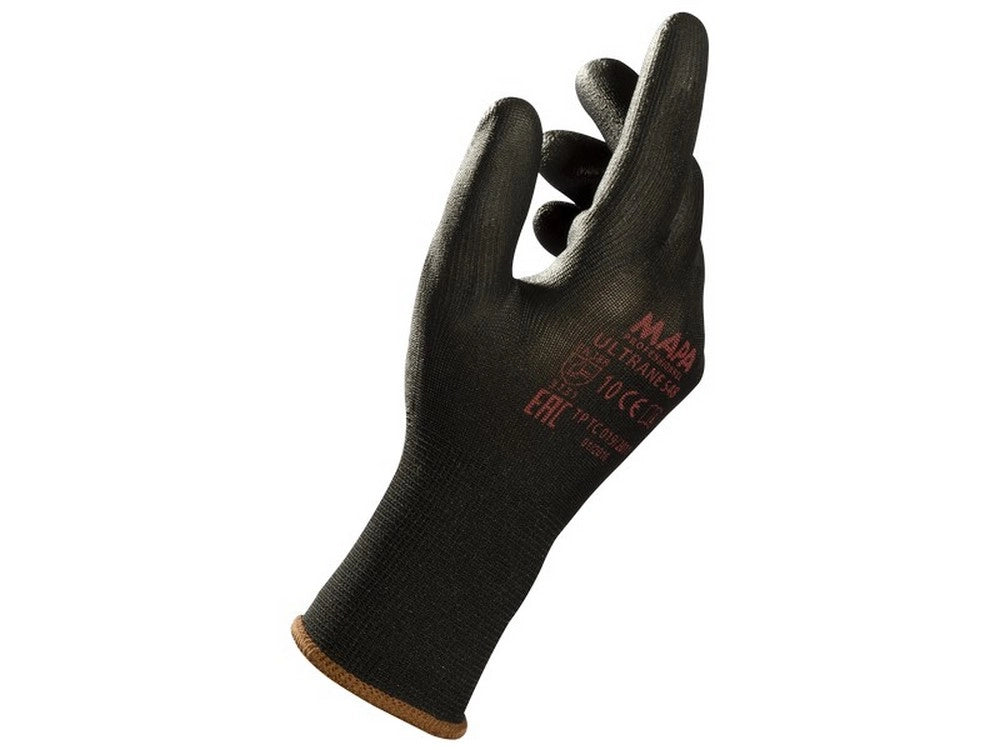 12paia guanti in poliuretano ultrane 548 col. nero tg.10 cod:ferx.vit30913