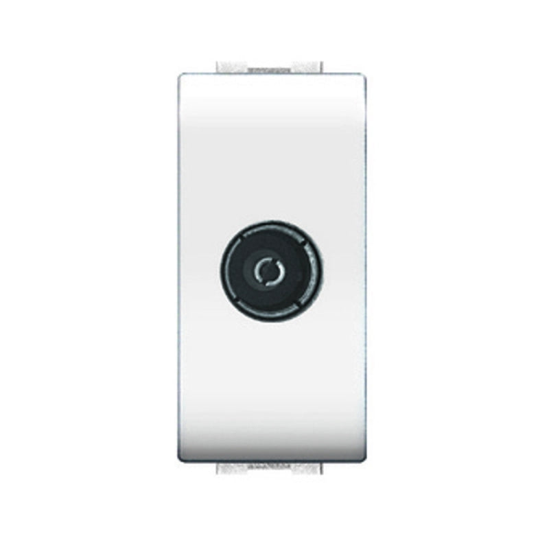 LIFE 4048/1 WH PRESA COASSIALE TV DIRETTA BIANCO- ELETTROCANALI- 12,0 pz