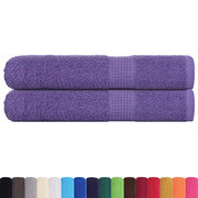 Asciugamani per sauna FROGN 2 pezzi Viola 80x200 cm 360 g/m2
