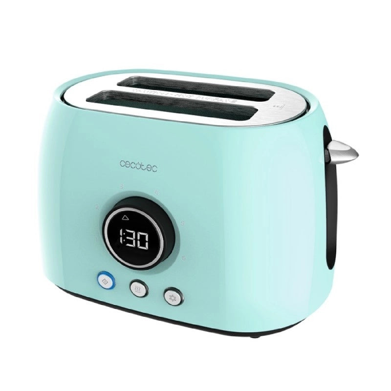 CECOTEC 03105 - Tostapane verticale Digitale ClassicToast 8000 Blue Double