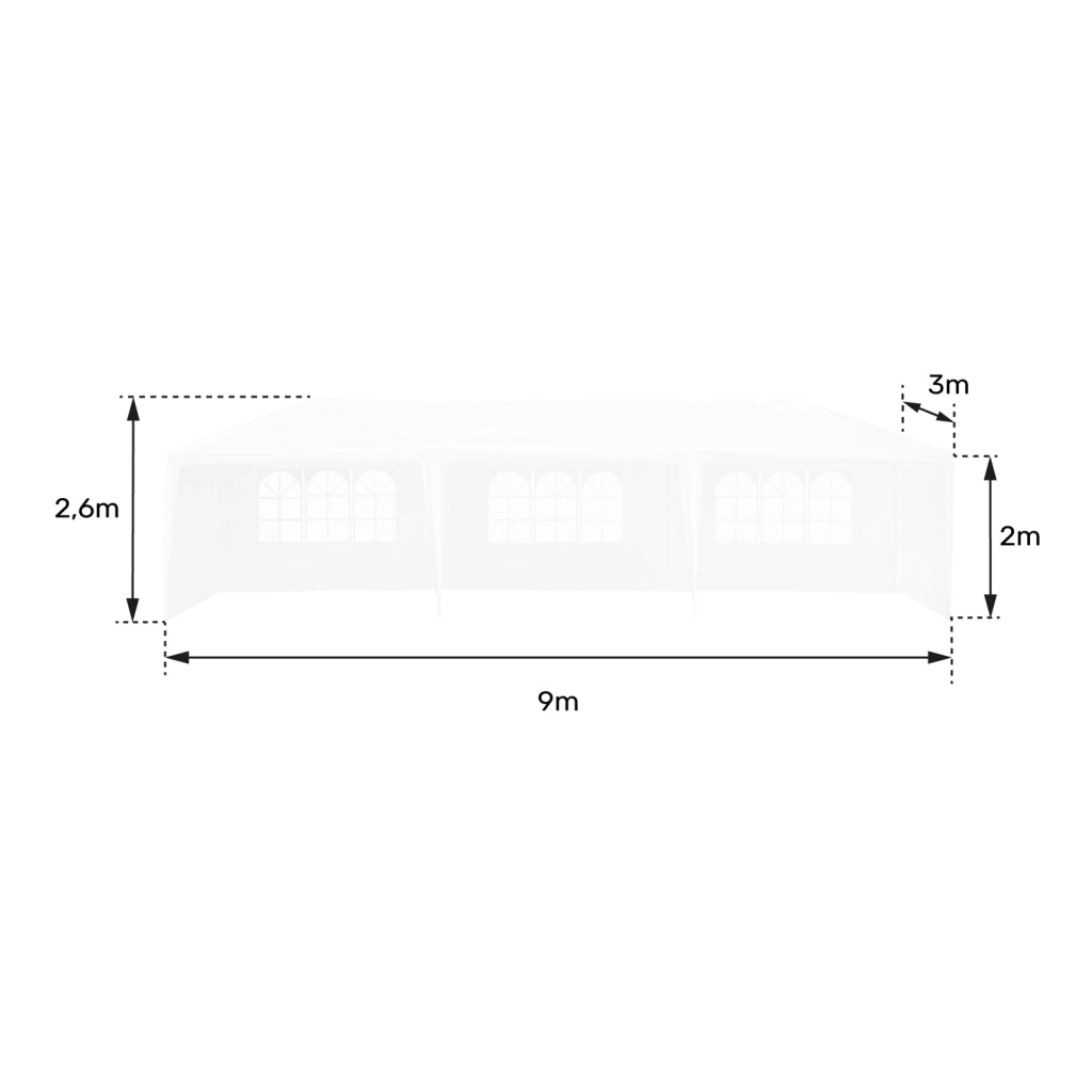 Tenda per ricevimenti 3 × 9 m ALIZÉ