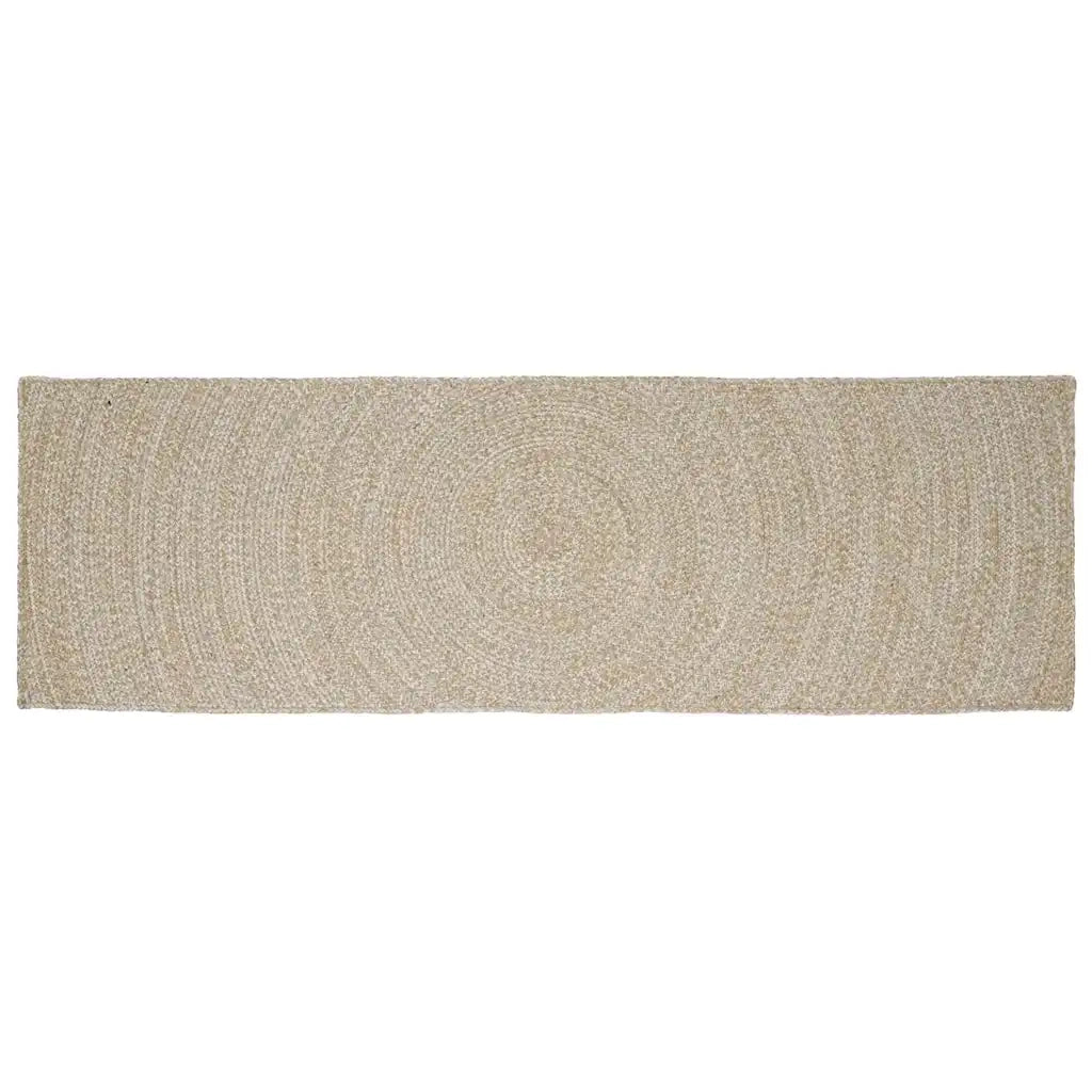 Tappeti per area Naturale e Bianco 80 x 200 cm Juta 42010598
