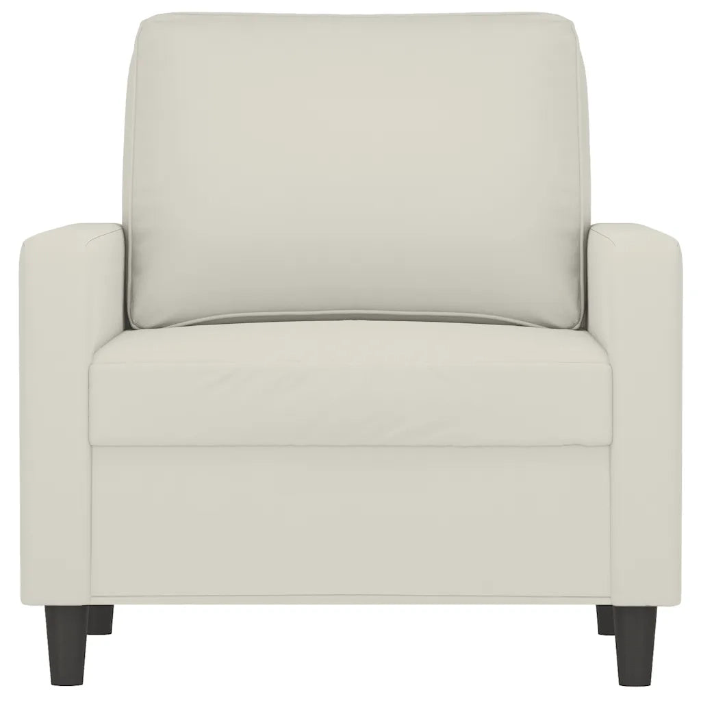 Poltrona Crema 60 cm Velluto 359187