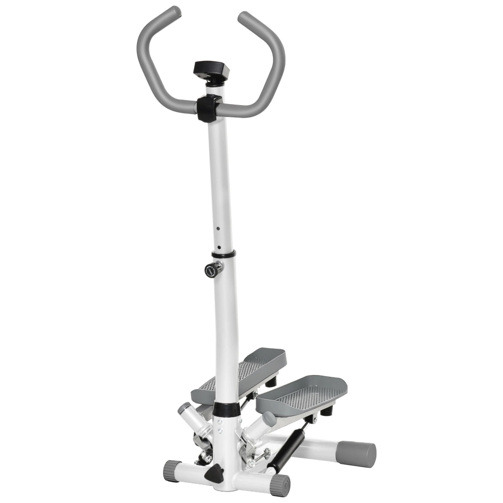 Stepper Fitness ¨C Minimal ¨C Bianco Grigio Acciaio ABS