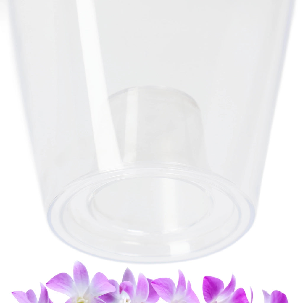 Coprivaso KADAX per orchidee, in plastica, trasparente, 13 cm