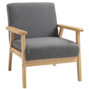 Poltrona massaggiante in legno ¨C zephmum ¨C grigio 64x70x72