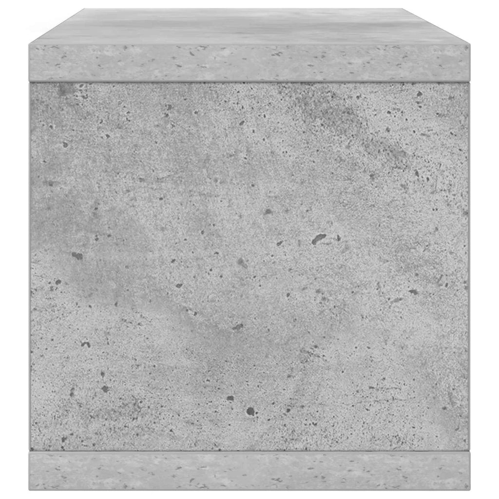 Rack per Stoccaggio CD Grigio Cemento 40 x 17 x 17 cm 8012715