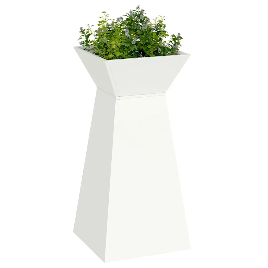 Vaso a Pilastro Bianco 35 x 35 x 73 cm 873840