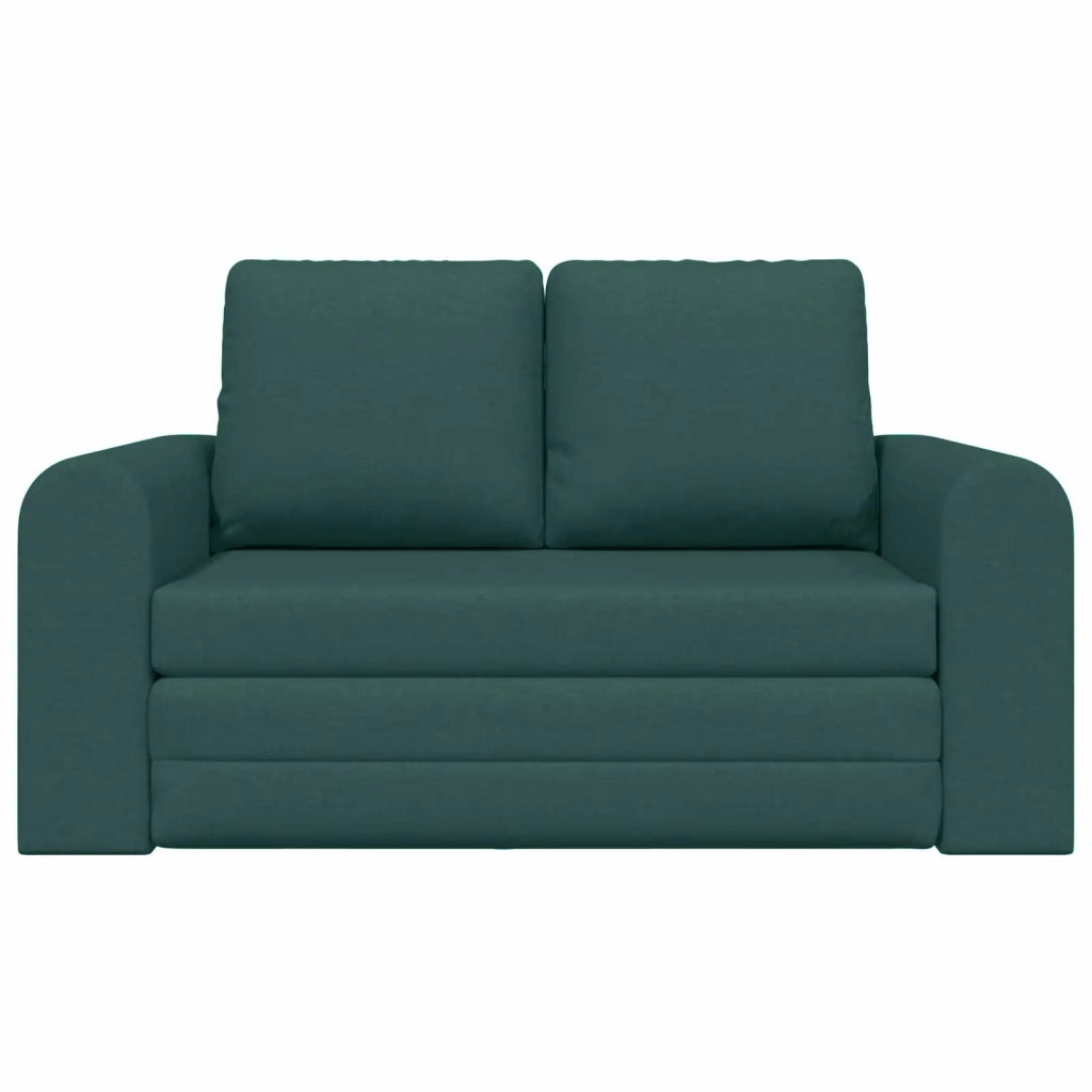 Divano letto | Sof¨¤ letto | Letto singolo 60cm Verde Scuro Tessuto