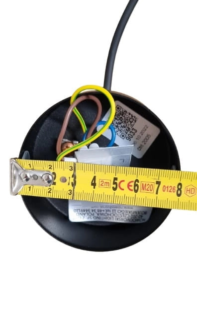 Lampadario a sospensione Nowodvorski WHEEL nero Ø30