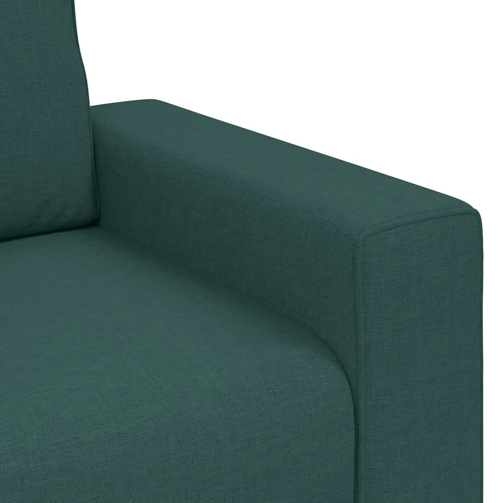 Divano a 2 Posti-Sofa 2 Posti Verde Scuro 120 cm in Tessuto 859432