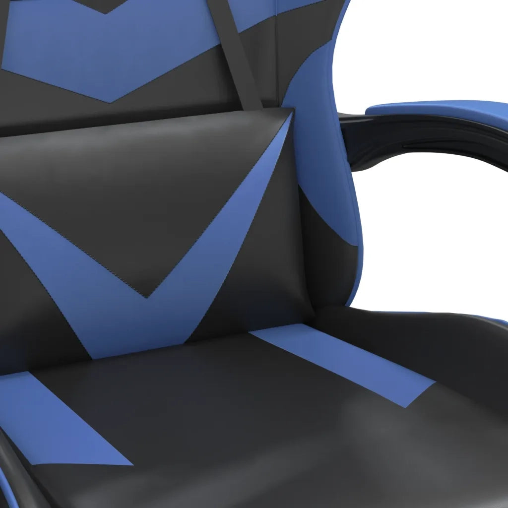 Sedia da Gaming Nera e Blu in Similpelle 3143842