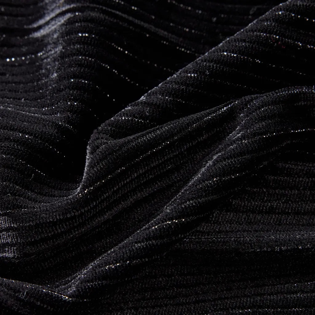 Gonna Plissettata da Bambina con Lurex Nero 116 CFW4900137
