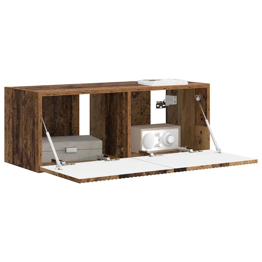 Mobile TV da parete Legno vecchio 78,5 x 31 x 29,5 cm 892225